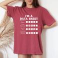 I'm A Data Sheet Behavior Analvst Special Education Teacher Women's Oversized Comfort T-Shirt Crimson
