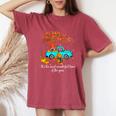 It's The Most Wonderful Time Of The Year Gnomes Autumn Fall Women's Oversized Comfort T-Shirt Crimson