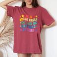 Be Kind Love Kindness Autism Mental Health Awareness Women Women's Oversized Comfort T-shirt Crimson