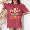Last Day Of Schools Out For Summer Vacation Teachers Women's Oversized Comfort T-shirt Crimson
