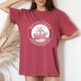 Mayflower Descendant 1620 Vintage Illustration Women's Oversized Comfort T-Shirt Crimson Mayflower Descendant 1620 Vintage Illustration Women's Oversized Comfort T-Shirt Crimson
