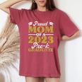 Proud Mom Of A 2023 Prek Graduate Graduation Women's Oversized Comfort T-shirt Crimson