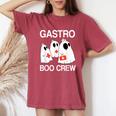 Spooky Gastro Boo Crew Halloween Costume Gi Nurse Women's Oversized Comfort T-Shirt Crimson