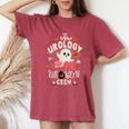 The Spooky Urology Halloween Crew Nurse Boo Boo Rn Ghost Women's Oversized Comfort T-Shirt Crimson