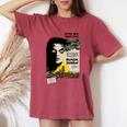 Stare Into These Eyes Creepy Horror Movieretro Movie Poster Creepy Women's Oversized Comfort T-Shirt Crimson