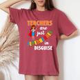 Teachers Are Superheroes Graduation School Teachers Women's Oversized Comfort T-Shirt Crimson