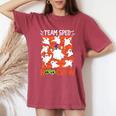 Team Sped Boo Crew Special Educator Spooky Ghost Iep Teacher Women's Oversized Comfort T-Shirt Crimson