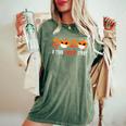 2020 A True Horror Story Halloween Pumpkin In Mask Costume Halloween Pumpkin Women's Oversized Comfort T-Shirt Moss