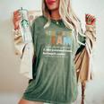 4Th Grade Team Teacher Like A Normal Team Fourth Grade Women's Oversized Comfort T-Shirt Moss