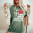 50 Years Ago I Was The Fastest 50Th Birthday Gag Women's Oversized Comfort T-Shirt Moss