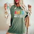 Abcd Back In Class Rocks Back To School Boys Girls Teacher Women's Oversized Comfort T-Shirt Moss