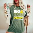 Big Duck Energy Rubber Duck Women's Oversized Comfort T-Shirt Moss
