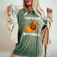 I Came In Like A Butterball Turkey Autumn Fall Thanksgiving Women's Oversized Comfort T-Shirt Moss