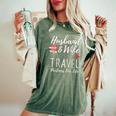 Couple Matching Husband And Wife Travel Partners For Life Women's Oversized Comfort T-Shirt Moss