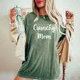 Crunchy Mom Mama Natural Holistic Women's Oversized Comfort T-Shirt Moss