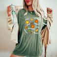 Fall Leaves Sped Teacher Pumpkin Special Education Teacher Women's Oversized Comfort T-Shirt Moss