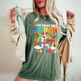 I'm Ready To Crush Kindergarten Dabbing Unicorn Cute Girls Women's Oversized Comfort T-Shirt Moss