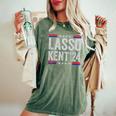 Lasso Kent' 24 Usa Sports 4Th Of July Women's Oversized Comfort T-Shirt Moss