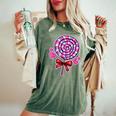 Lollipop Candy Women's Oversized Comfort T-Shirt Moss