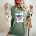 Mayo Light Shine Christian Women's Oversized Comfort T-Shirt Moss