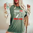 Mom Of The Wild One Mamasaurus Dinosaur T-Rex Women's Oversized Comfort T-Shirt Moss