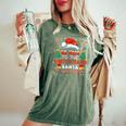 Be Nice To The Substitute Teacher Christmas Party Holiday Women's Oversized Comfort T-Shirt Moss