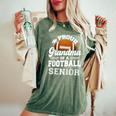 Proud Grandma Of A Football Senior 2024 Graduate Women's Oversized Comfort T-Shirt Moss
