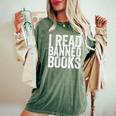 I Read Banned Books Protest Women's Oversized Comfort T-shirt Moss