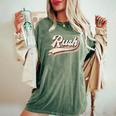 Rush Surname Vintage Retro Boy Girl Women's Oversized Comfort T-Shirt Moss