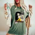 Stare Into These Eyes Creepy Horror Movieretro Movie Poster Creepy Women's Oversized Comfort T-Shirt Moss