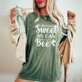 Sweet As Can Bee Women's Oversized Comfort T-Shirt Moss