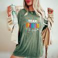 Team Specials Teacher Tribe Squad Back To Primary School Women's Oversized Comfort T-Shirt Moss