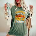 Thanksgiving Thankful My Pre K Turkeys Pre K Teacher Women's Oversized Comfort T-Shirt Moss