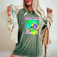Trashy Waifu Bootleg Rap Vibes 90S Aesthetic Cloud Rap Women's Oversized Comfort T-Shirt Moss