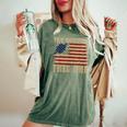 Try Burning This One 4Th Of July Women's Oversized Comfort T-Shirt Moss