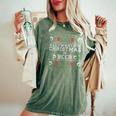 All I Want For Christmas Is Beer Ugly Sweater Women's Oversized Comfort T-Shirt Moss