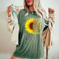 In A World Full Of Grandmas Be A Nonnie With Sunflower Women's Oversized Comfort T-shirt Moss