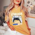 2Nd Grade Level Loading Back To School Video Game Controller Women's Oversized Comfort T-Shirt Mustard