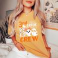 3Rd Grade Boo Crew Teachers Students Ghost Halloween Women's Oversized Comfort T-Shirt Mustard