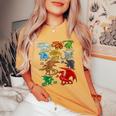 Awesome Dragon Lovers Types Of Dragons Boys Girls Women's Oversized Comfort T-Shirt Mustard