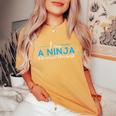 Behavioral Analysis Behavior Analyst Rbt Therapy Bcba Women Oversized Print Comfort T-shirt Mustard