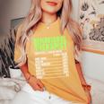 Behavioral Therapist Facts Analyst Behavior Tech Women Oversized Print Comfort T-shirt Mustard