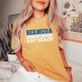 Bermuda Horseshoe Bay Beach Women's Oversized Comfort T-Shirt Mustard