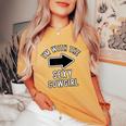 Couples Halloween Costume Im With The Sexy Cowgirl Women's Oversized Comfort T-shirt Mustard