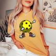 Cute Pickleball For Dink Pickleball Player Women's Oversized Comfort T-Shirt Mustard