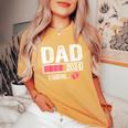 Dad 2024 Loading It's A Girl Baby Pregnancy Announcement Women's Oversized Comfort T-Shirt Mustard