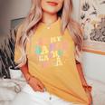 In My Dance Teacher Era Cute Back To School Dance Instructor Women's Oversized Comfort T-Shirt Mustard