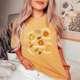 Fall Leaves Sped Teacher Pumpkin Special Education Teacher Women's Oversized Comfort T-Shirt Mustard