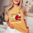 Due To Inflation This Is My Ugly Christmas Sweaters Women's Oversized Comfort T-Shirt Mustard