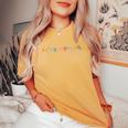 In My Mom Era Lover Groovy Retro Mother's Day Women's Oversized Comfort T-Shirt Mustard